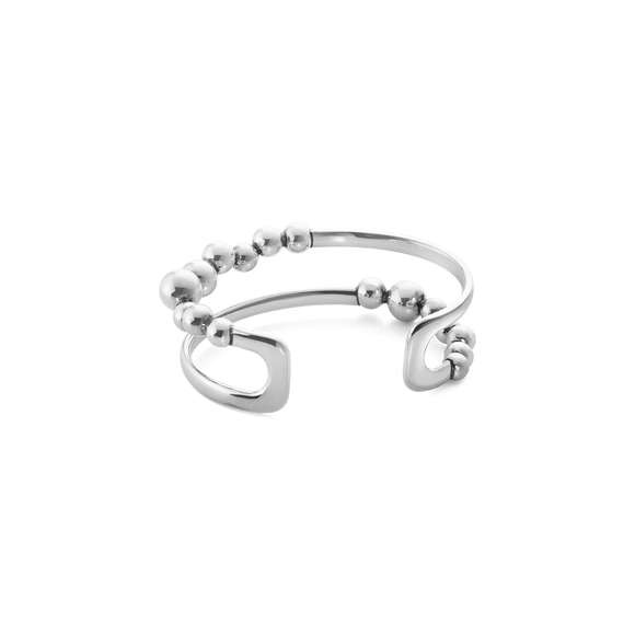 Georg Jensen Moonlight Grapes Sterling Silver Bangle