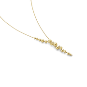 Georg Jensen Moonlight Grapes 18ct Yellow Gold Diamond Necklace with Pendant