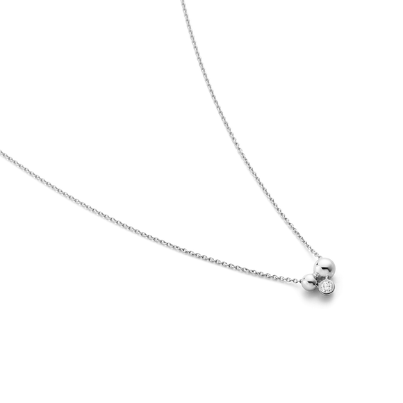 Georg Jensen Moonlight Grapes Sterling Silver Diamond Pendant