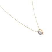 Georg Jensen Fusion 18ct Gold Diamond Pave Necklace