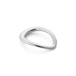 Georg Jensen Offspring D Sterling Silver Slim Ring D