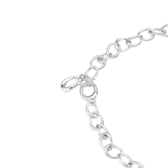 Georg Jensen Offspring Sterling Silver Link Necklace