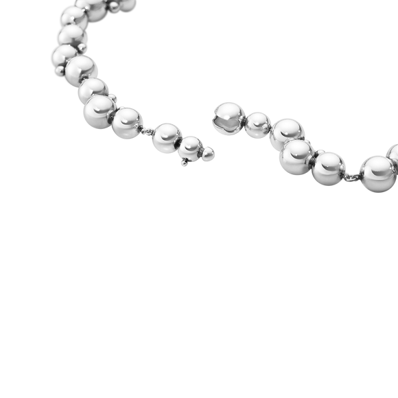 Georg Jensen Moonlight Grapes Sterling Silver Bead Necklace