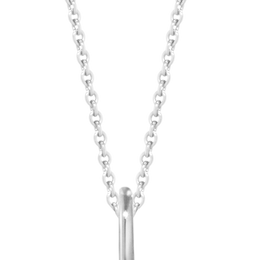 Georg Jensen Large Hidden Heart Sterling Silver Necklace