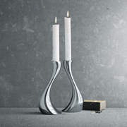 Georg Jensen Cobra Stainless Steel Medium Candlestick