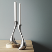 Georg Jensen Cobra Stainless Steel Medium Candlestick