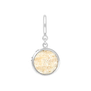 Sterling Silver Coquina Barbados Loop Charm G762