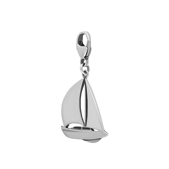 Sterling Silver Regatta Sail Boat Clip Charm
