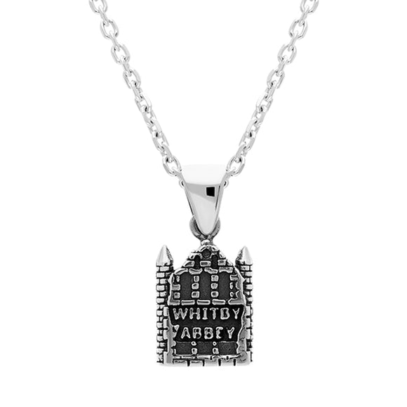 Sterling Silver Whitby Abbey Necklace P3678