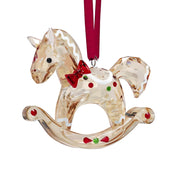 Swarovski 2024 Holiday Cheers Rocking Horse Ornament