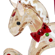 Swarovski 2024 Holiday Cheers Rocking Horse Ornament