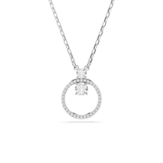 Swarovski Constella Rhodium Plated Pave Crystal Necklace