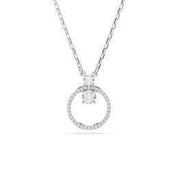 Swarovski Constella Rhodium Plated Pave Crystal Necklace