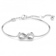 Swarovski Hyperbola Rhodium Plated Crystal Infinity Bracelet