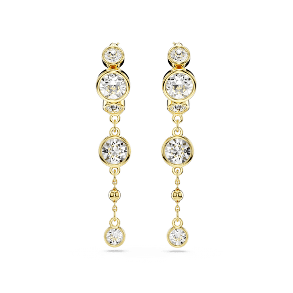 Swarovski Imber Gold-Tone Plated Crystal Drop Earrings