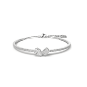 Swarovski Mesmera Rhodium Plated Crystal Bangle