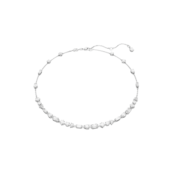 Swarovski Mesmera Rhodium Plated Crystal Necklace