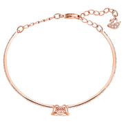 Swarovski Sparkling Dance Rose Gold Tone White Crystal Bangle, 5497483_3.