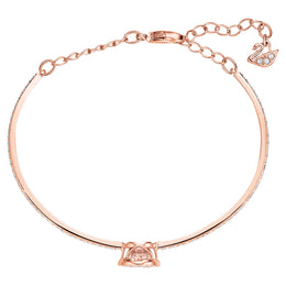 Swarovski Sparkling Dance Rose Gold Tone White Crystal Bangle, 5497483_3.