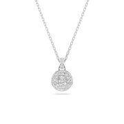 Swarovski Sublima Rhodium Plated Crystal Necklace