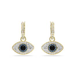 Swarovski Symbolica Gold-Tone Evil Eye Earrings