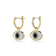 Swarovski Symbolica Gold-Tone Evil Eye Earrings