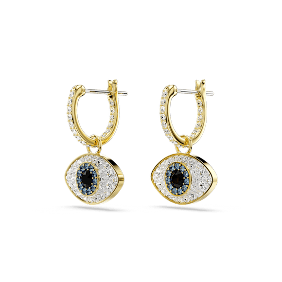 Swarovski Symbolica Gold-Tone Evil Eye Earrings