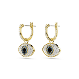 Swarovski Symbolica Gold-Tone Evil Eye Earrings