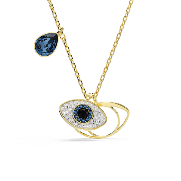 Swarovski Symbolica Gold-Tone Evil Eye Necklace