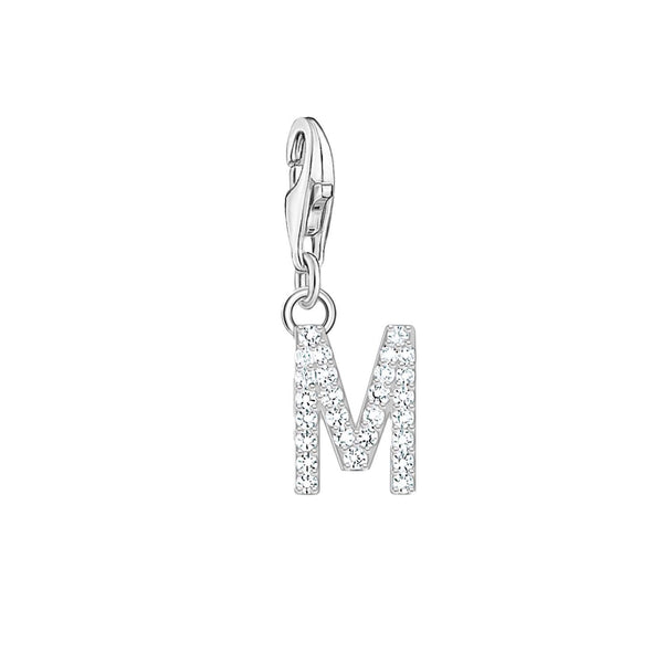 Thomas Sabo Charmista Sterling Silver Letter M Charm Pendant