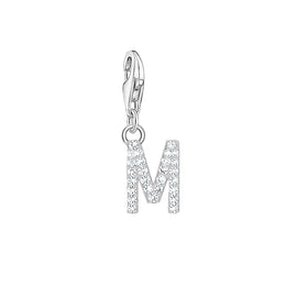 Thomas Sabo Charmista Sterling Silver Letter M Charm Pendant