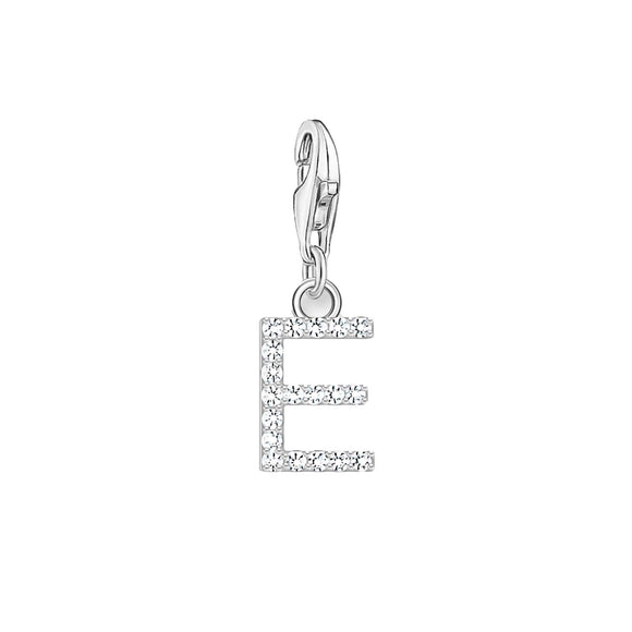 Thomas Sabo Charmista Sterling Silver Letter E Charm Pendant