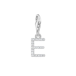 Thomas Sabo Charmista Sterling Silver Letter E Charm Pendant