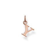 Thomas Sabo Pendant Sterling Silver Special Addition Letter Y 18k Rose Gold Plated
