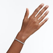 Swarovski Rhodium White Crystal Tennis Bracelet