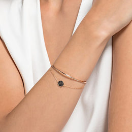 Swarovski Ginger Rose Gold Rhodium Plated Bracelet