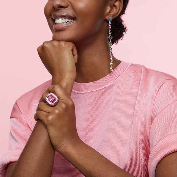 Swarovski Dulcis Pink Cocktail Ring D