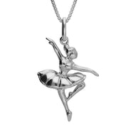 Sterling Silver Ballerina Passe Necklace P2976