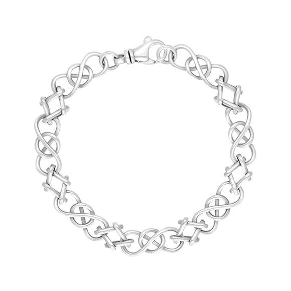 Sterling Silver Celtic Knot Handmade Bracelet