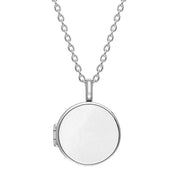 Sterling Silver Bauxite Small Round Locket, P3549C.