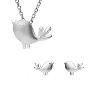  Sterling Silver Robin Two Piece Set, S129.
