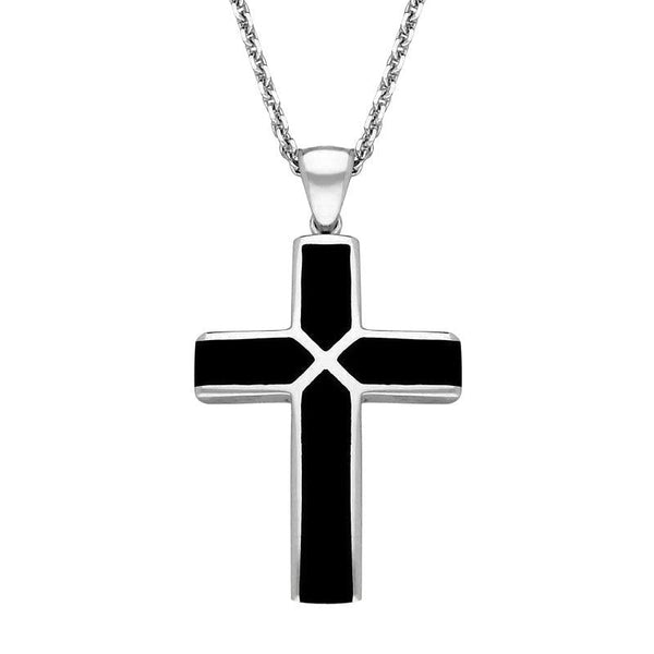 Silver Cross Necklace – OceanJewel