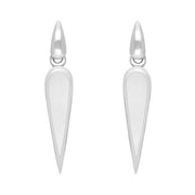 Sterling Silver Bauxite Toscana Pear Drop Earrings E1123