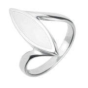 Sterling Silver Bauxite Toscana Twist Marquise Ring R512