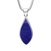 <p>Sterling Silver Lapis Lazuli Pointed Pear Necklace.?å?é_å?å?†?å?é__P221.</p> <p>?å?é_å?å?†?å?é__</p>