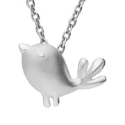 Sterling Silver Small Robin Necklace, P3204C.