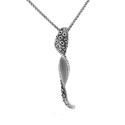 Sterling Silver Tentacle Twist Necklace P3409