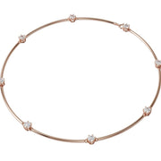Swarovski Constella Rose Gold Tone Crystal Necklace, 5609710.