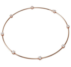 Swarovski Constella Rose Gold Tone Crystal Necklace, 5609710.