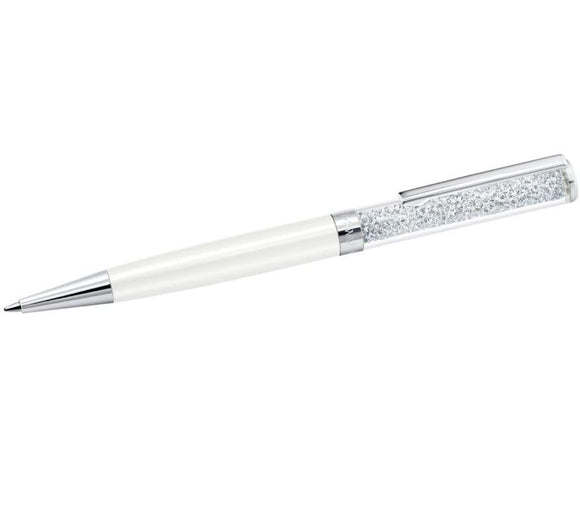 Swarovski Crystalline Ballpoint Pen White Chrome Plated Gift, 5224392